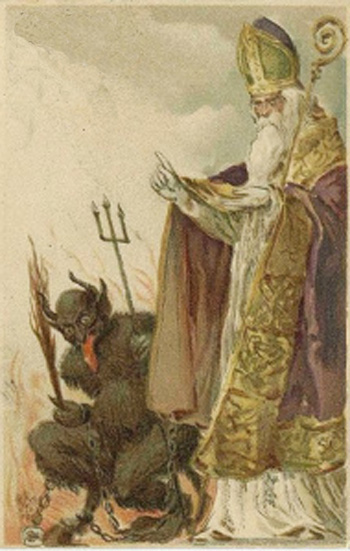 St Nicholas and Krampus